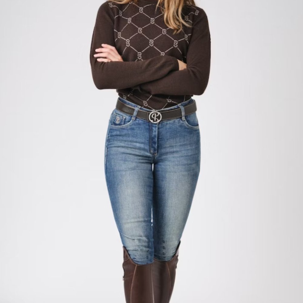 PS of Sweden riding Jean breeches
